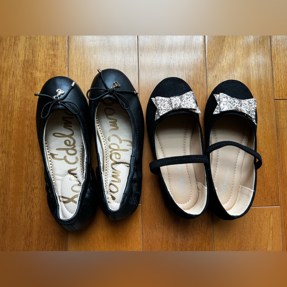 NEW 2 Pairs Of Girl’s Flat Shoes Size 13 & 11